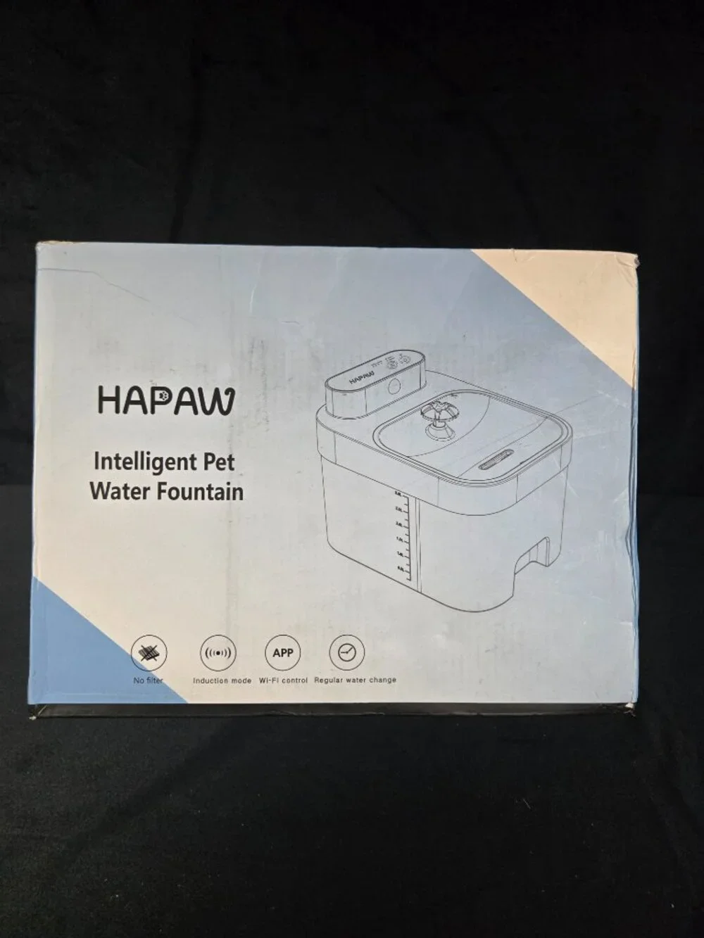 HAPAW P002 3L Smart Pet Water Fountain WiFi Wireless App Control